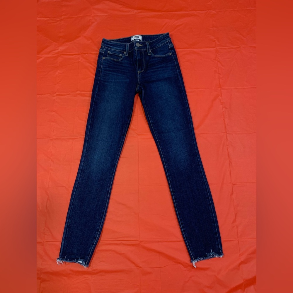 PAIGE Women's Deep Indigo Skinny Jeans
